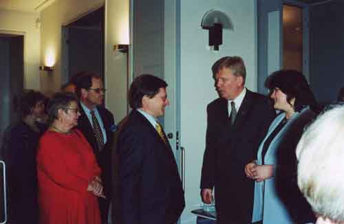 Kaarina Zetterberg, Seppo Zetterberg, Johannes Koskinen (q), Mati Vaarmann, rouva Vaarman