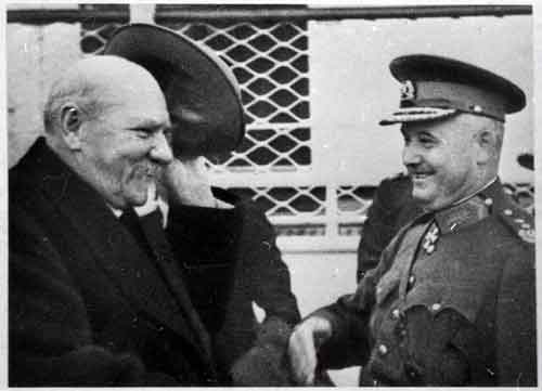 presidentti Pehr Evind Svinhufvud, kenraali Johan Laidoner