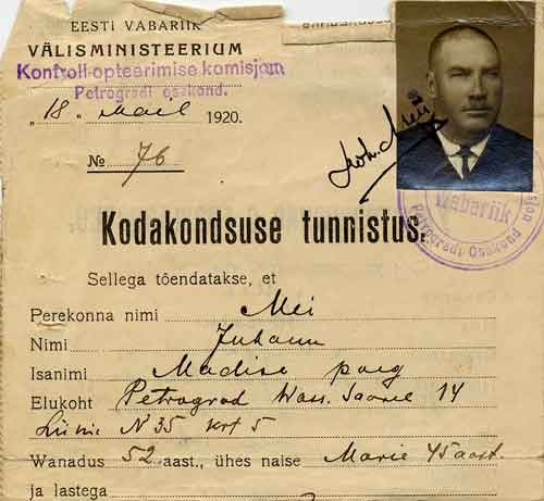 kansalaisuustodistus
