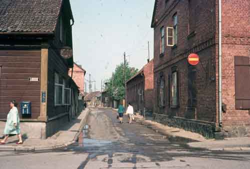 katunäkymä Viljandissa