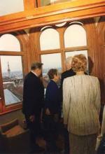 Martti Ahtisaari, Eeva Ahtisaari, Lennart Meri, Helle Meri