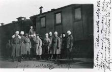 Pohjan poikien sotilaiden kotiutus Valgasta Suomeen huhtikuussa 1919
