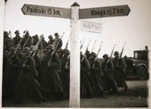 Puna-armeija siirtyy tukikohtiin Virossa lokakuussa 1939