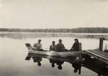 Ida Schwalbe, Eduard Schwalbe veneessä